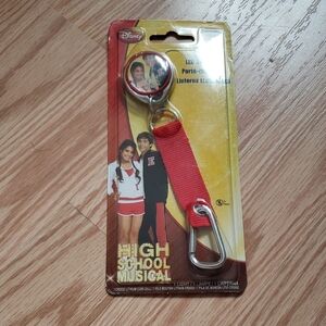 Disney High School Musical Red Keychain with Carabiner